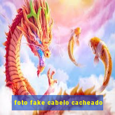 foto fake cabelo cacheado